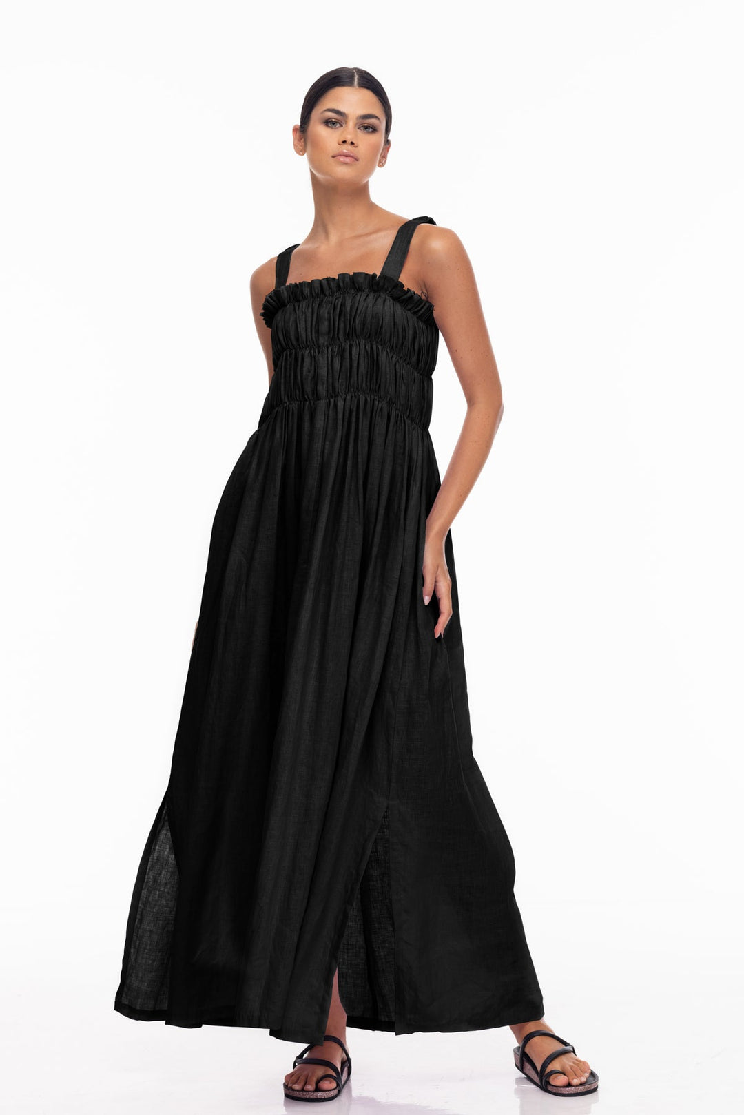 Blak Kiss Me Maxi Dress | Black