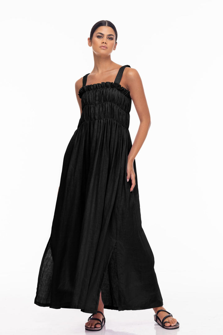 Blak Kiss Me Maxi Dress | Black