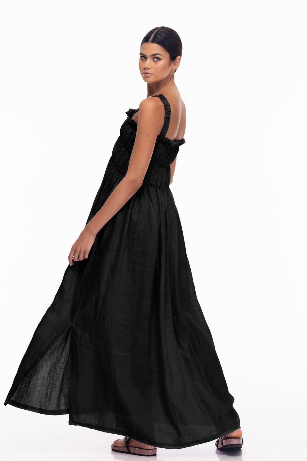 Blak Kiss Me Maxi Dress | Black
