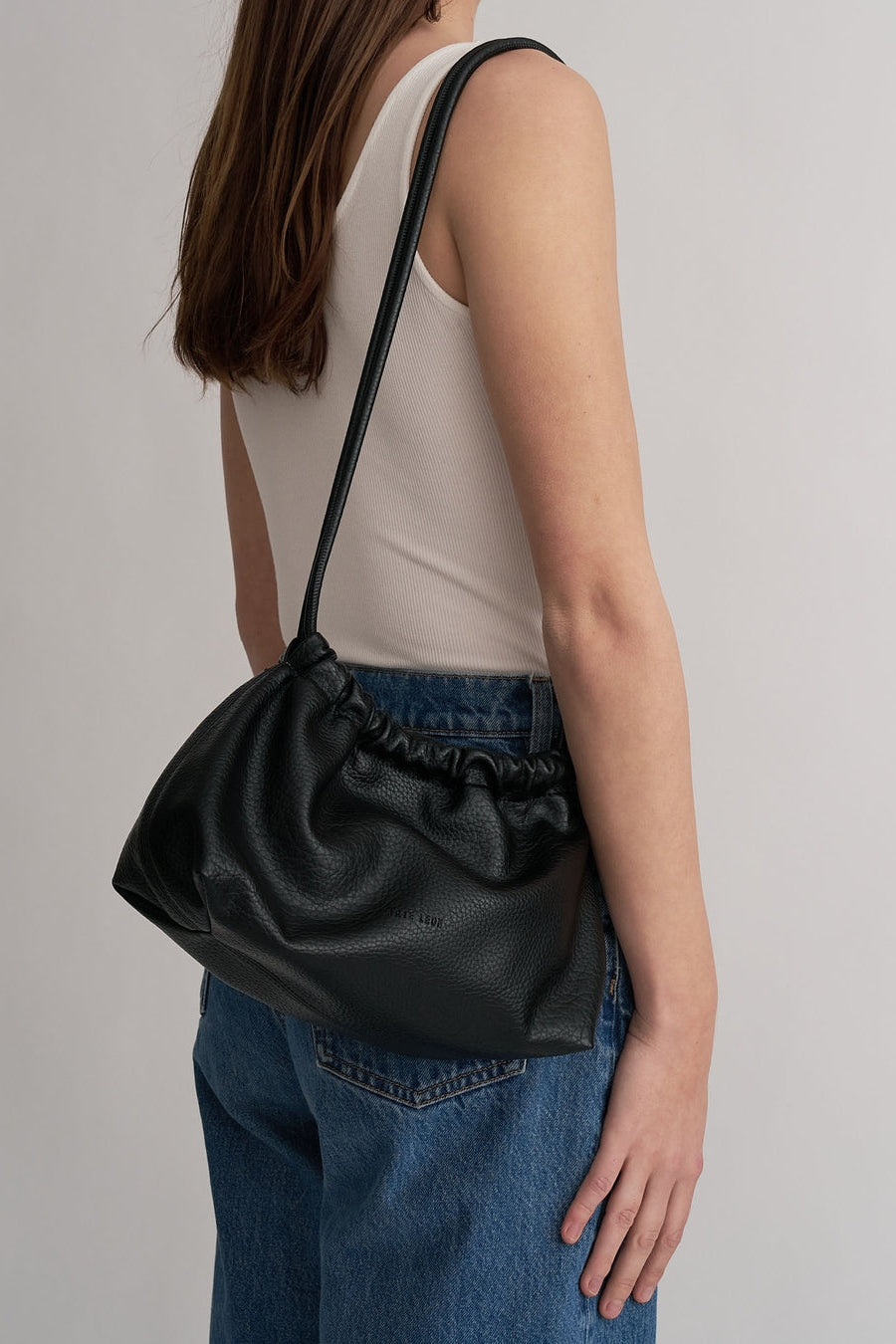Brie Leon Alma Bag | Black Nappa