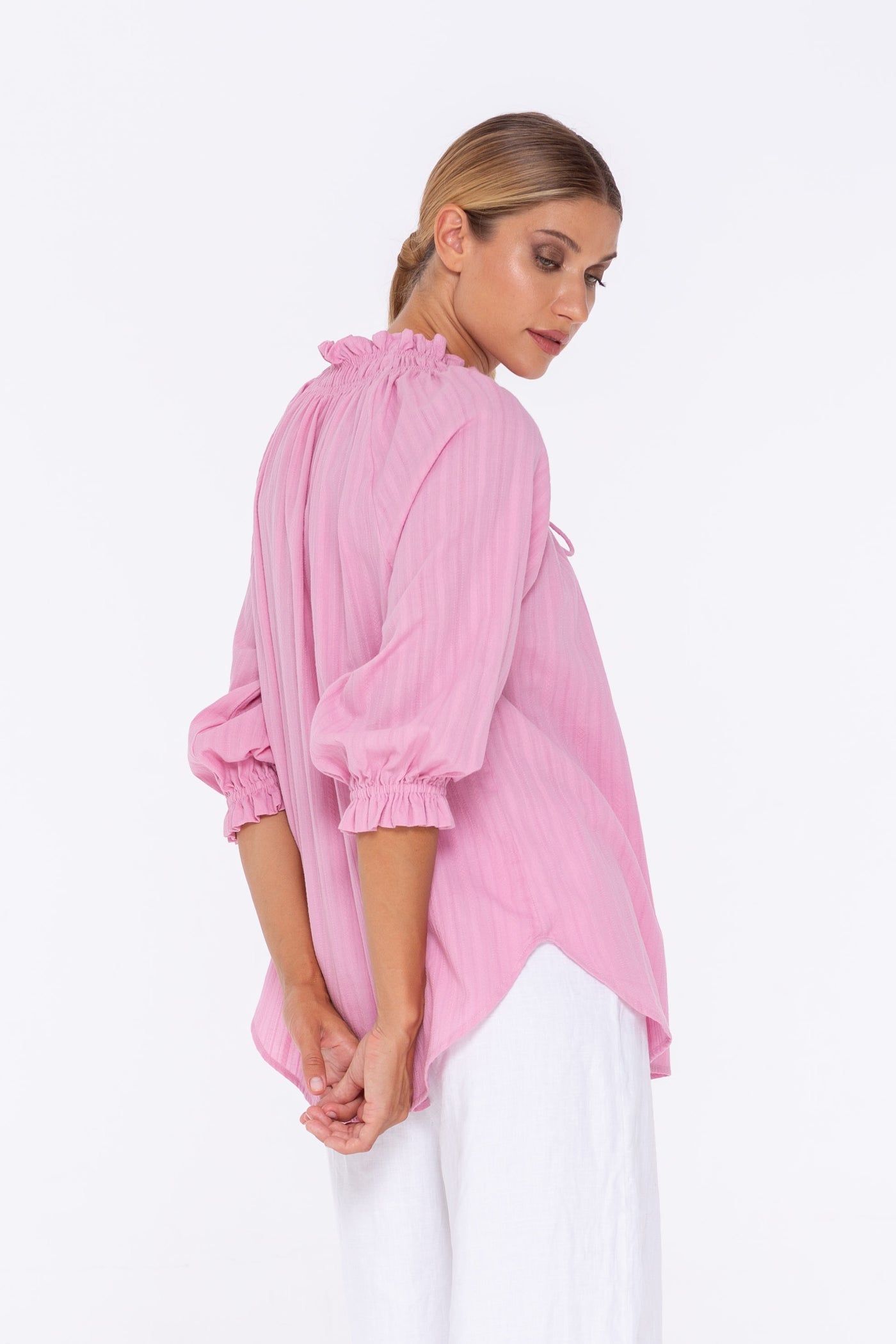 Blak French Kiss Top - Daisy Pink