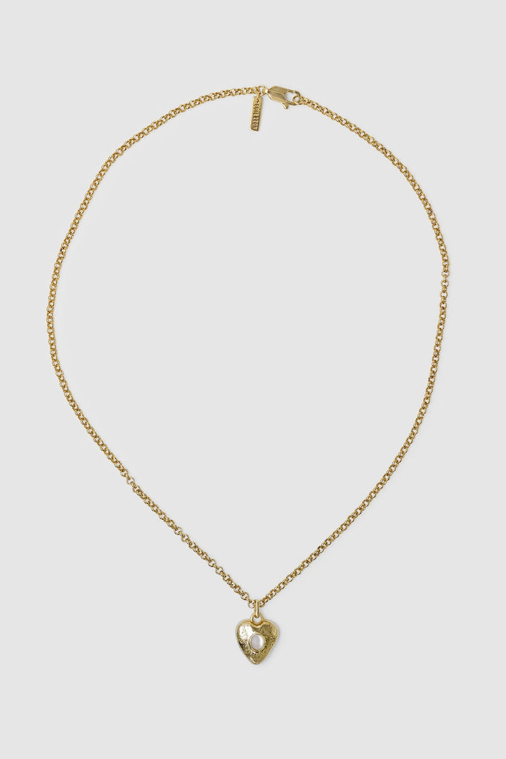 Brie Leon Pearl Locket Necklace