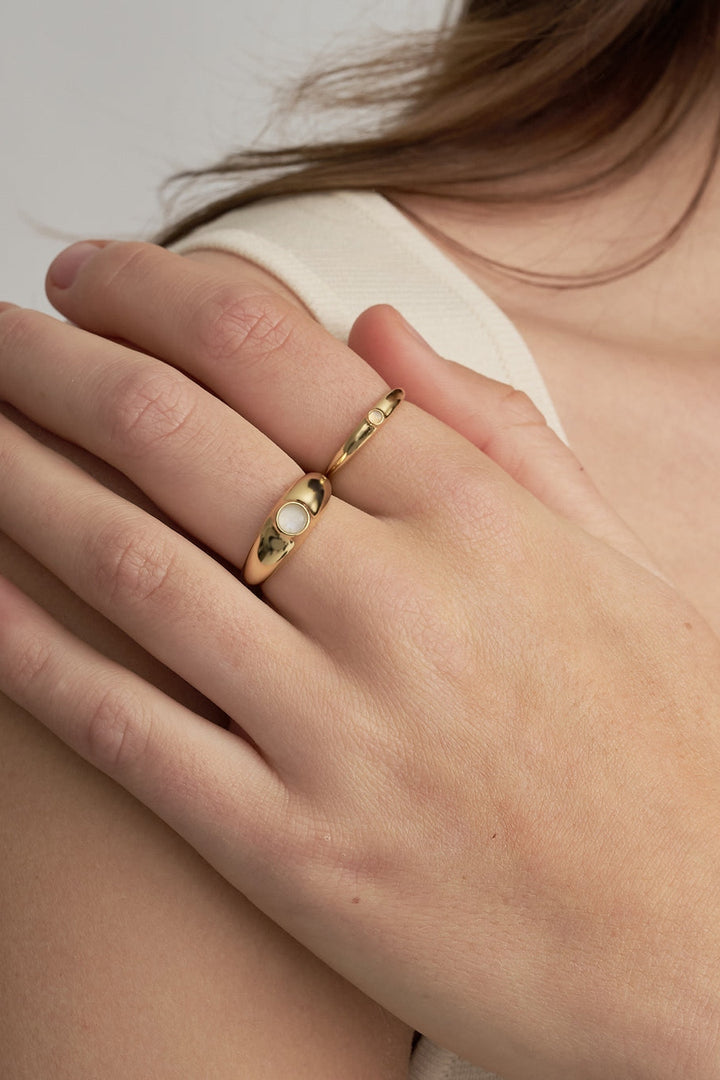 Brie Leon Ada Moonstone Ring