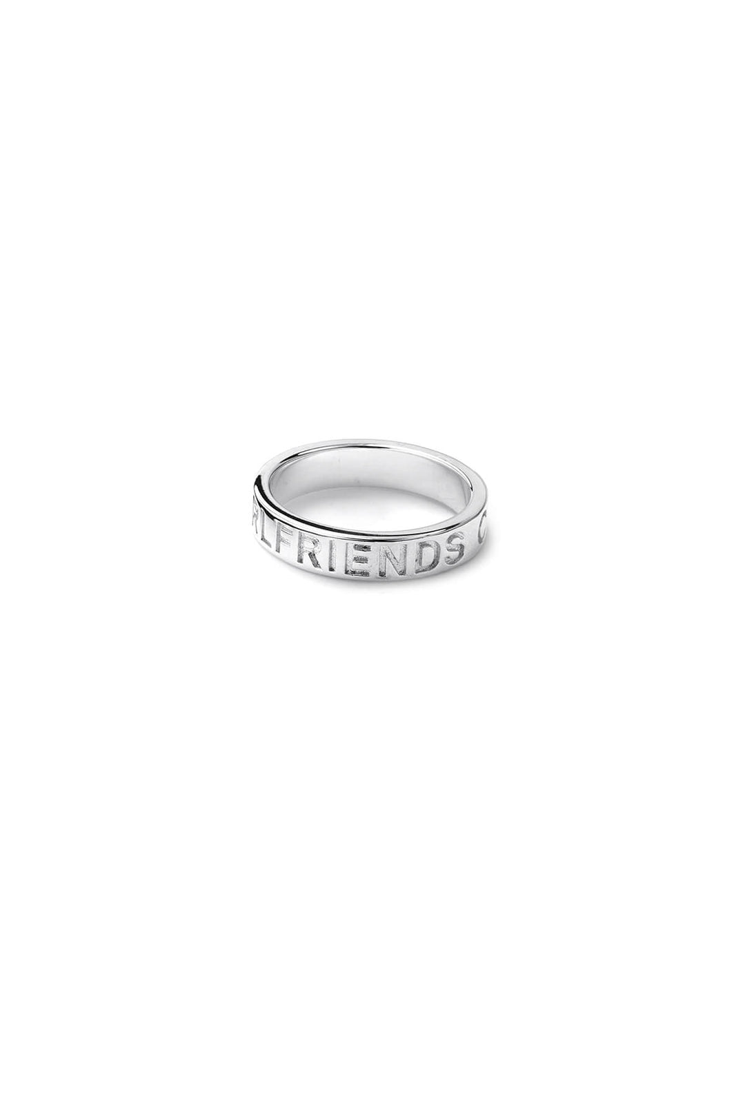 Stolen Girlfriends Club Clean Logo Ring | Silver