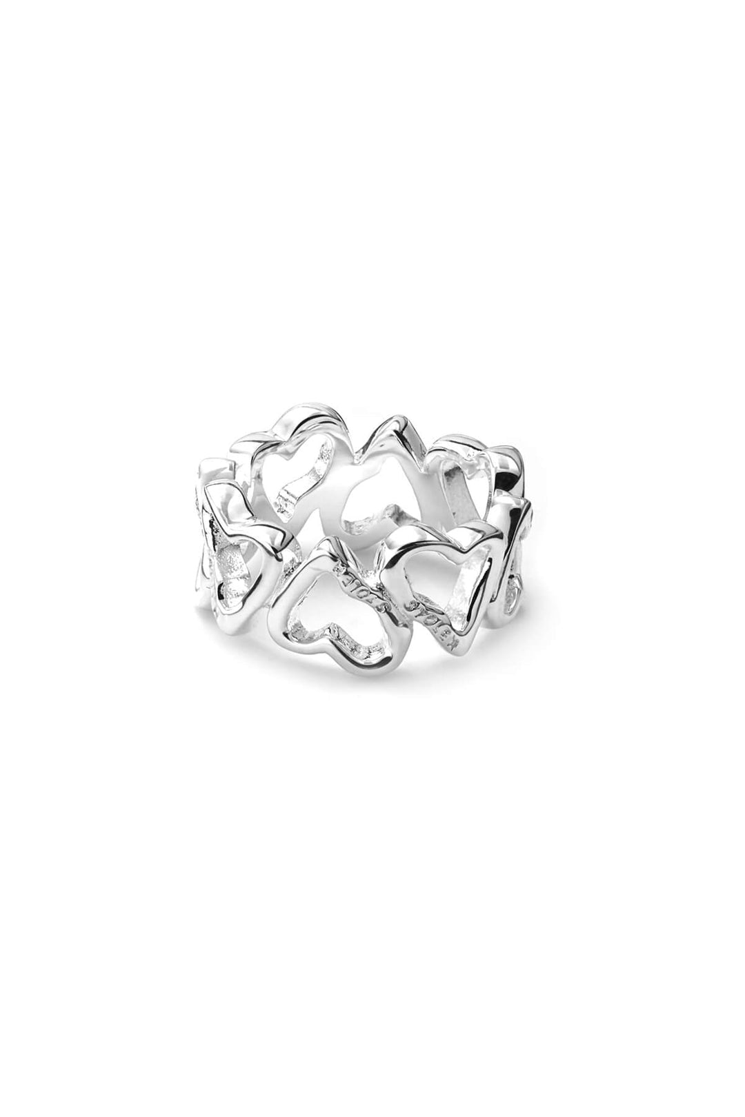 Stolen Girlfriends Band Of Melted Hearts Ring | Silver