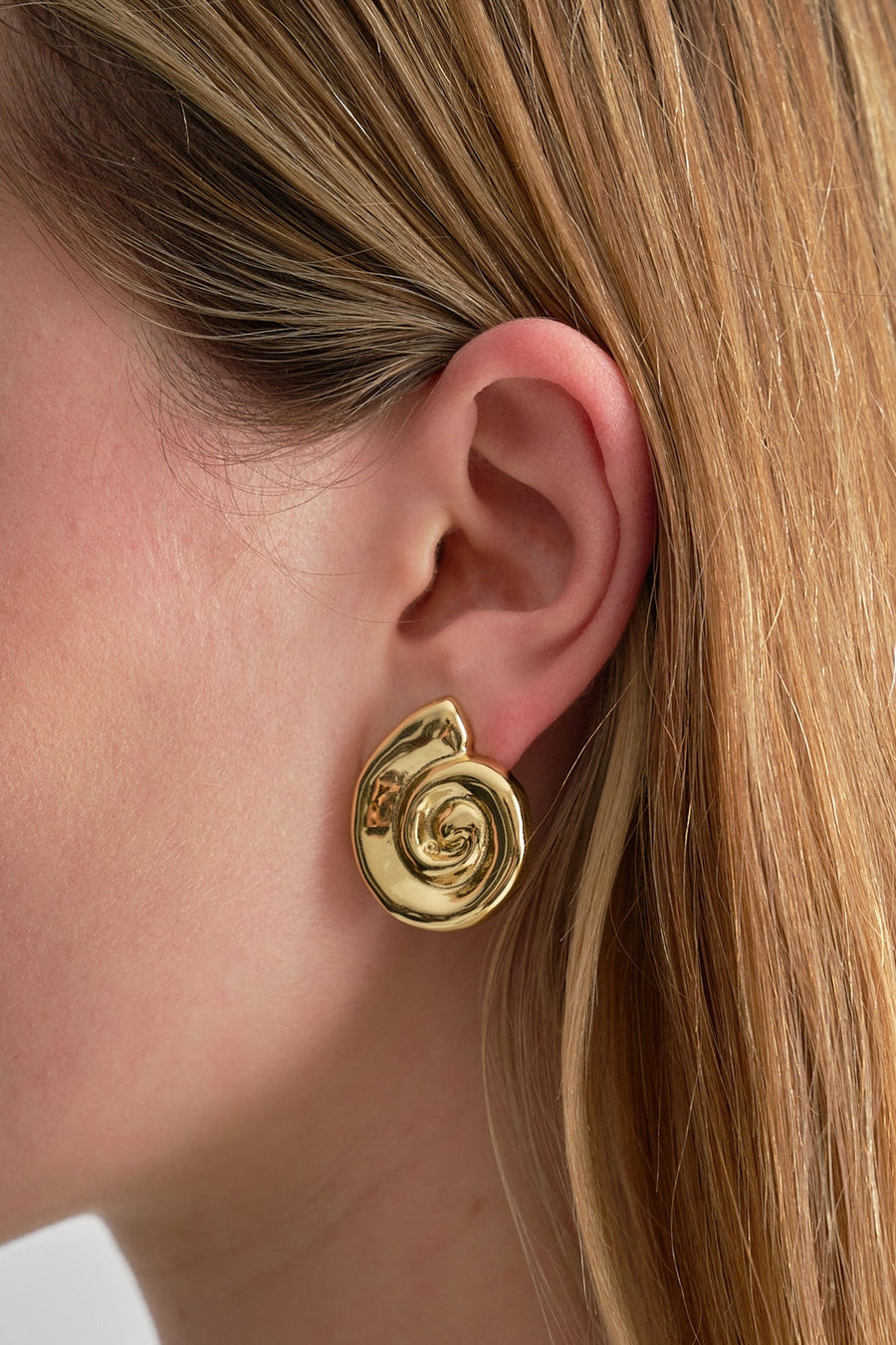 Brie Leon Spiral Earrings - Gold