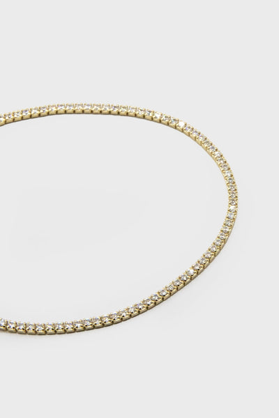 Brie Leon CZ Tennis Bracelet - Gold