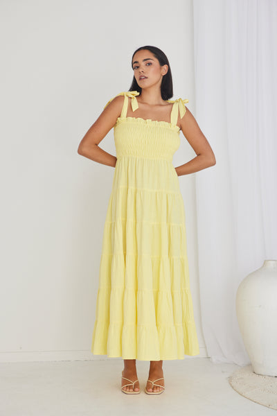 Ivy + Jack Isabella Maxi Dress - Yellow 