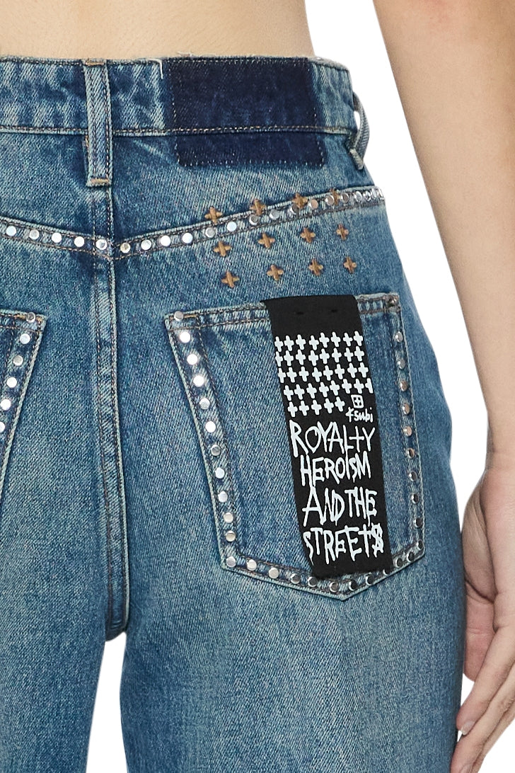 Ksubi Playback Jean | Texas Blue Studded