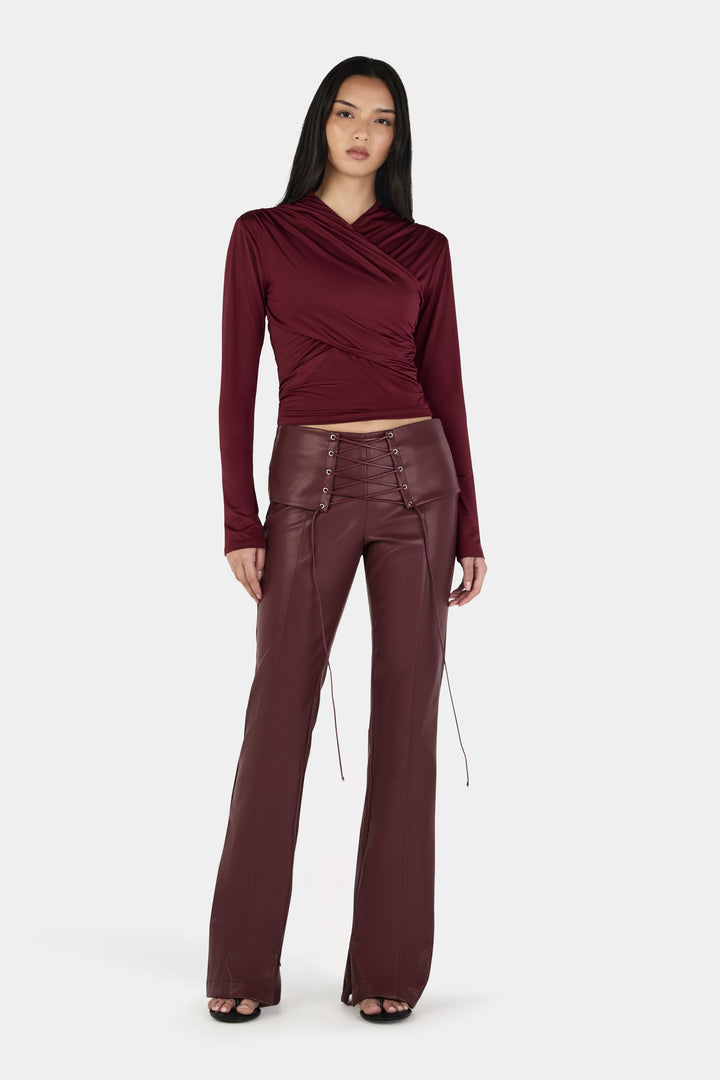 Ownley Jetta Top | Ruby