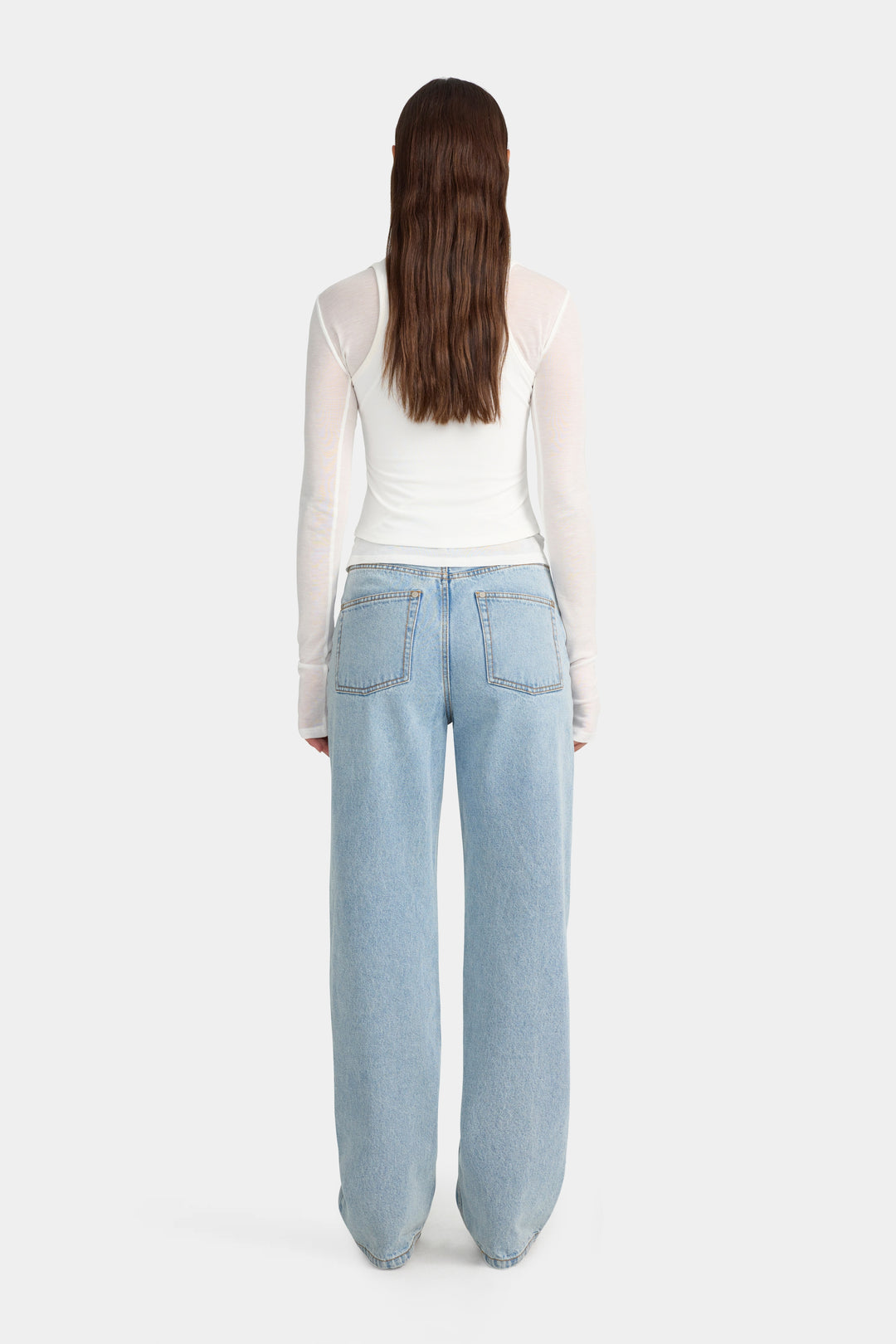 Ownley Joanna Jersey Top | White