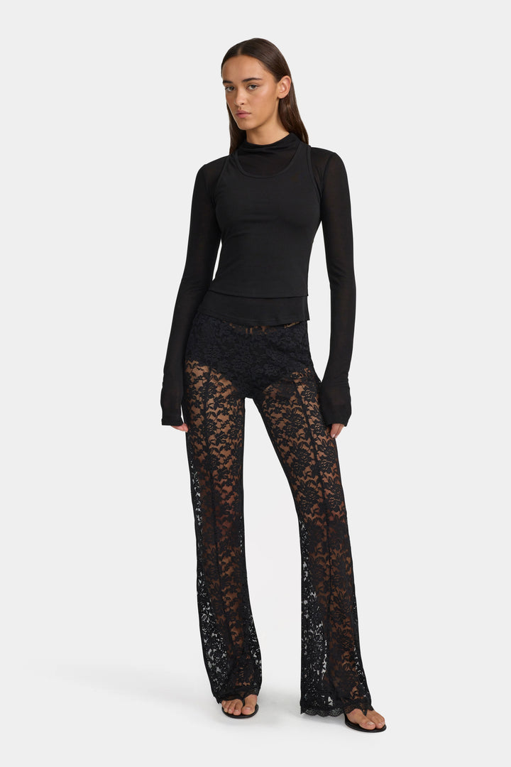 Ownley Joanna Jersey Top | Black