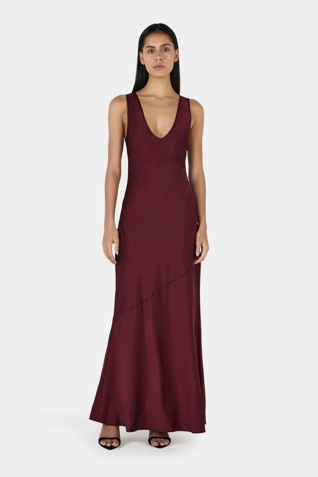 Ownley Lauren Maxi Dress | Burgandy