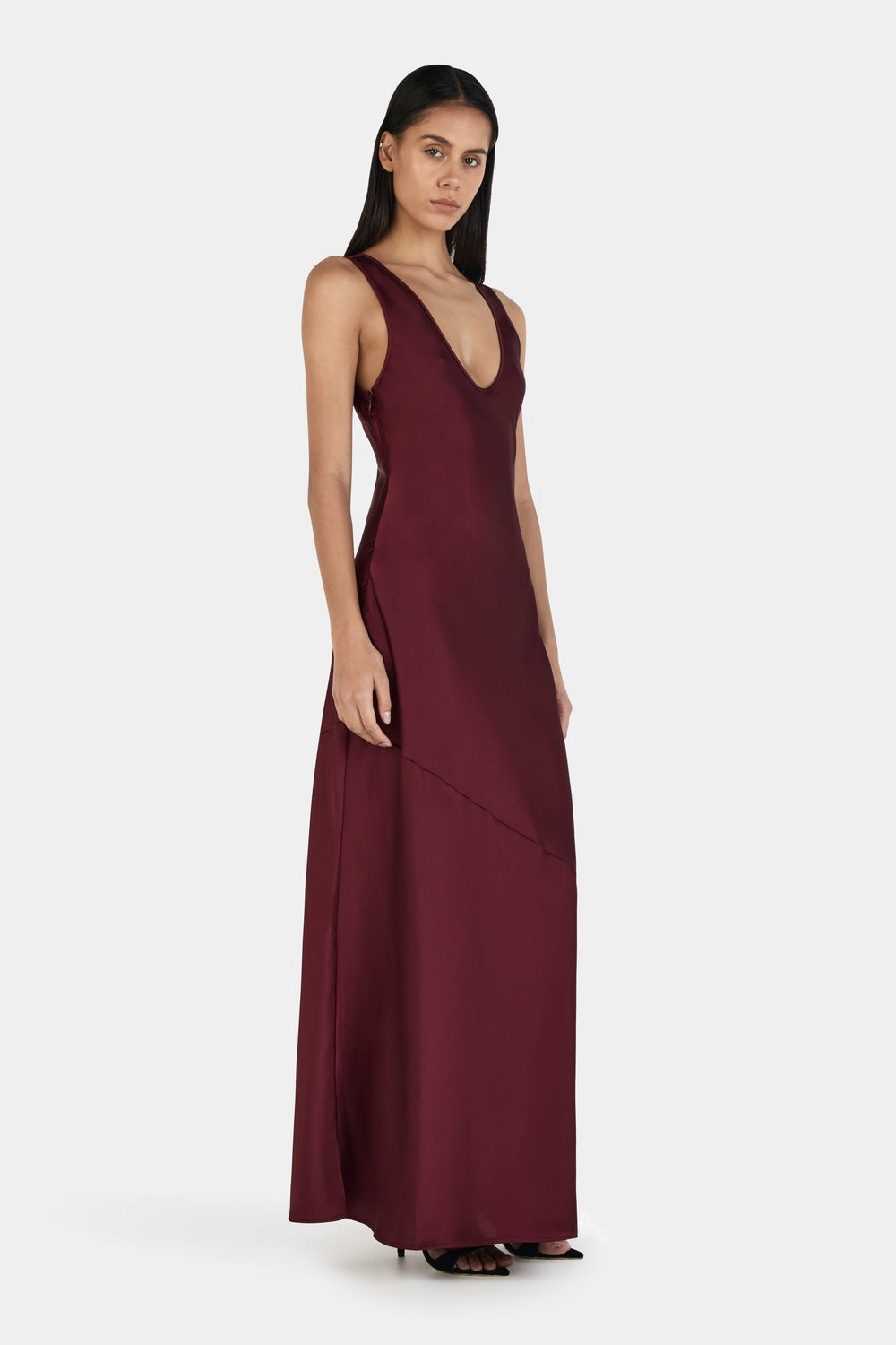 Ownley Lauren Maxi Dress | Burgandy