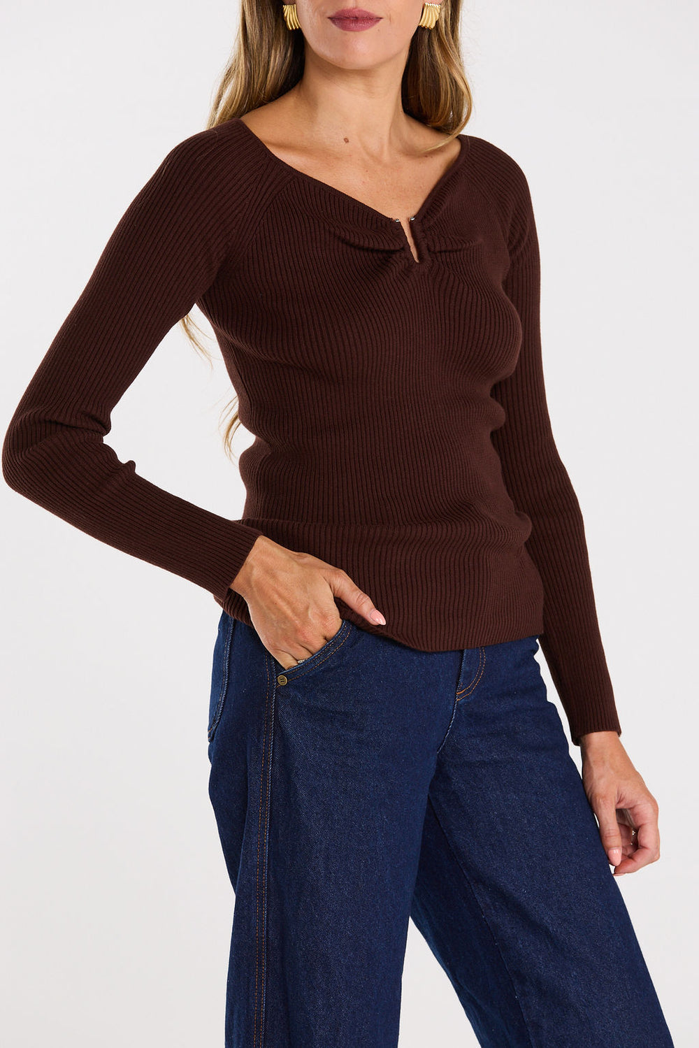 Thing Thing Loop Longsleeve | Chocolate