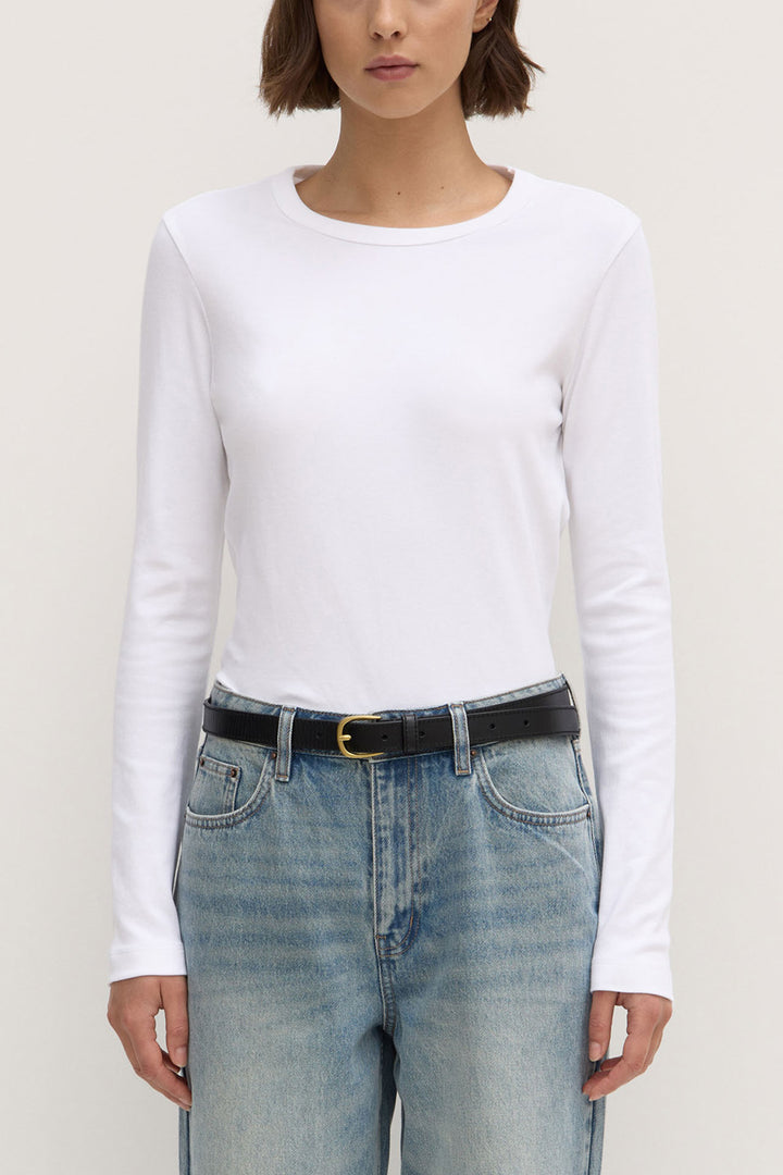 Assembly Label Lyla Long Sleeve Tee | White