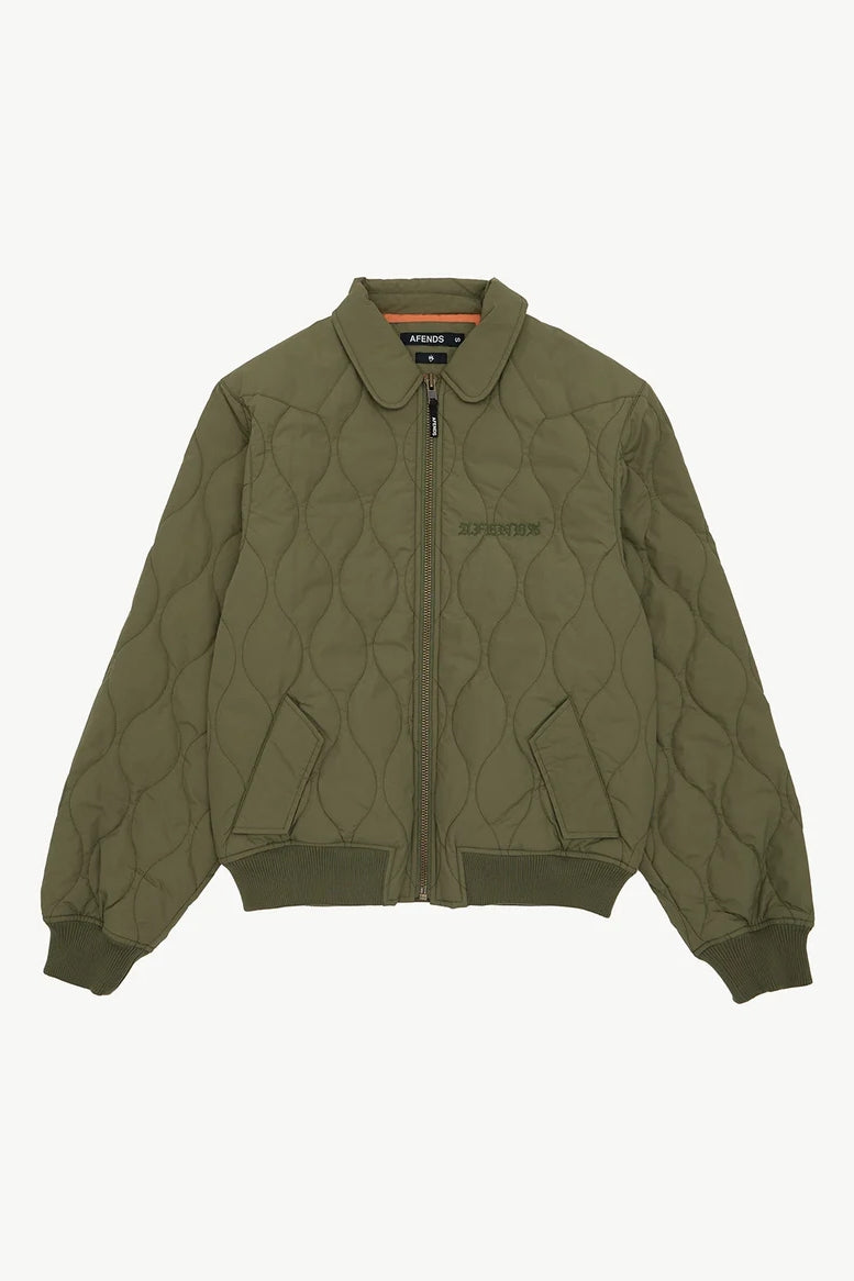 Afends Mellross Bomber Jacket | Military