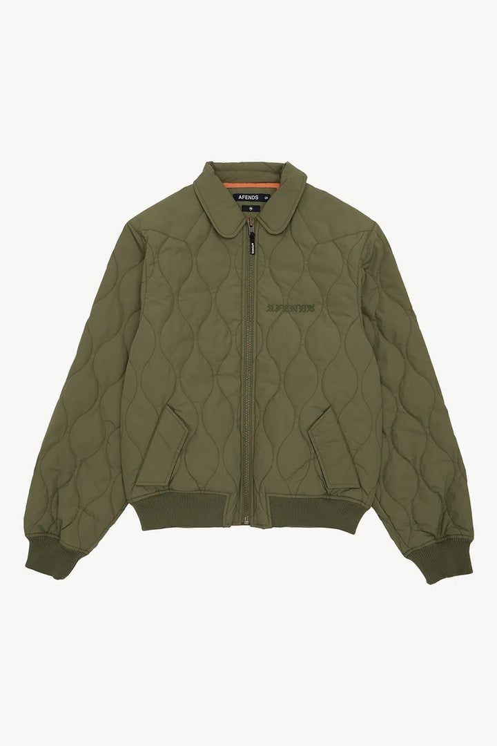 Afends Mellross Bomber Jacket | Military