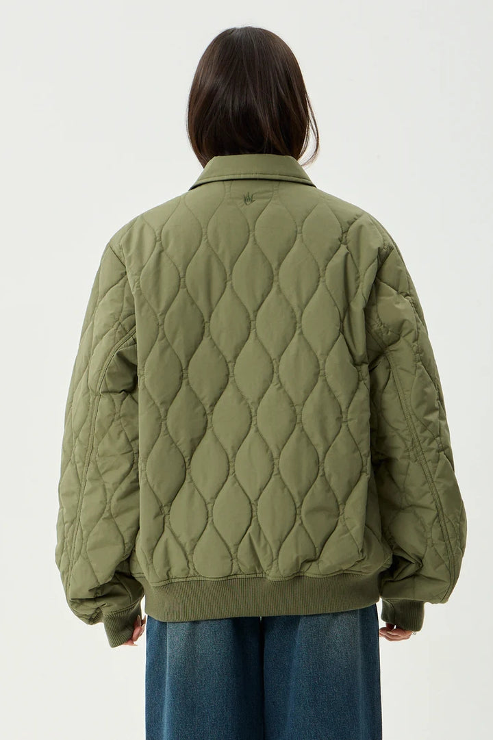 Afends Mellross Bomber Jacket | Military