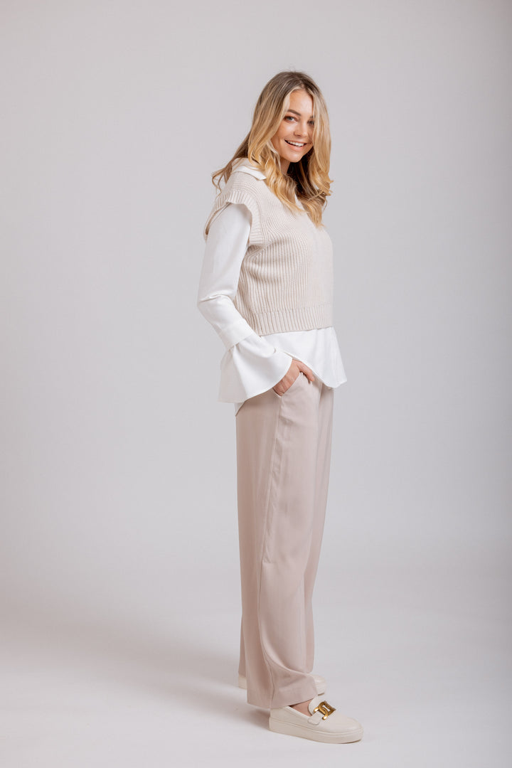 Mimoso Cora Vest | Oat