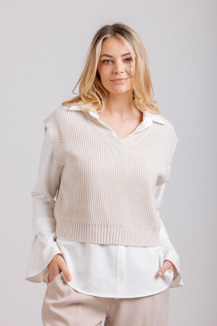 Mimoso Cora Vest | Oat