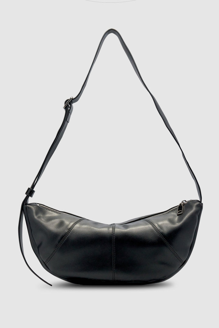 Brie Leon Mischa Crescent Bag | Black