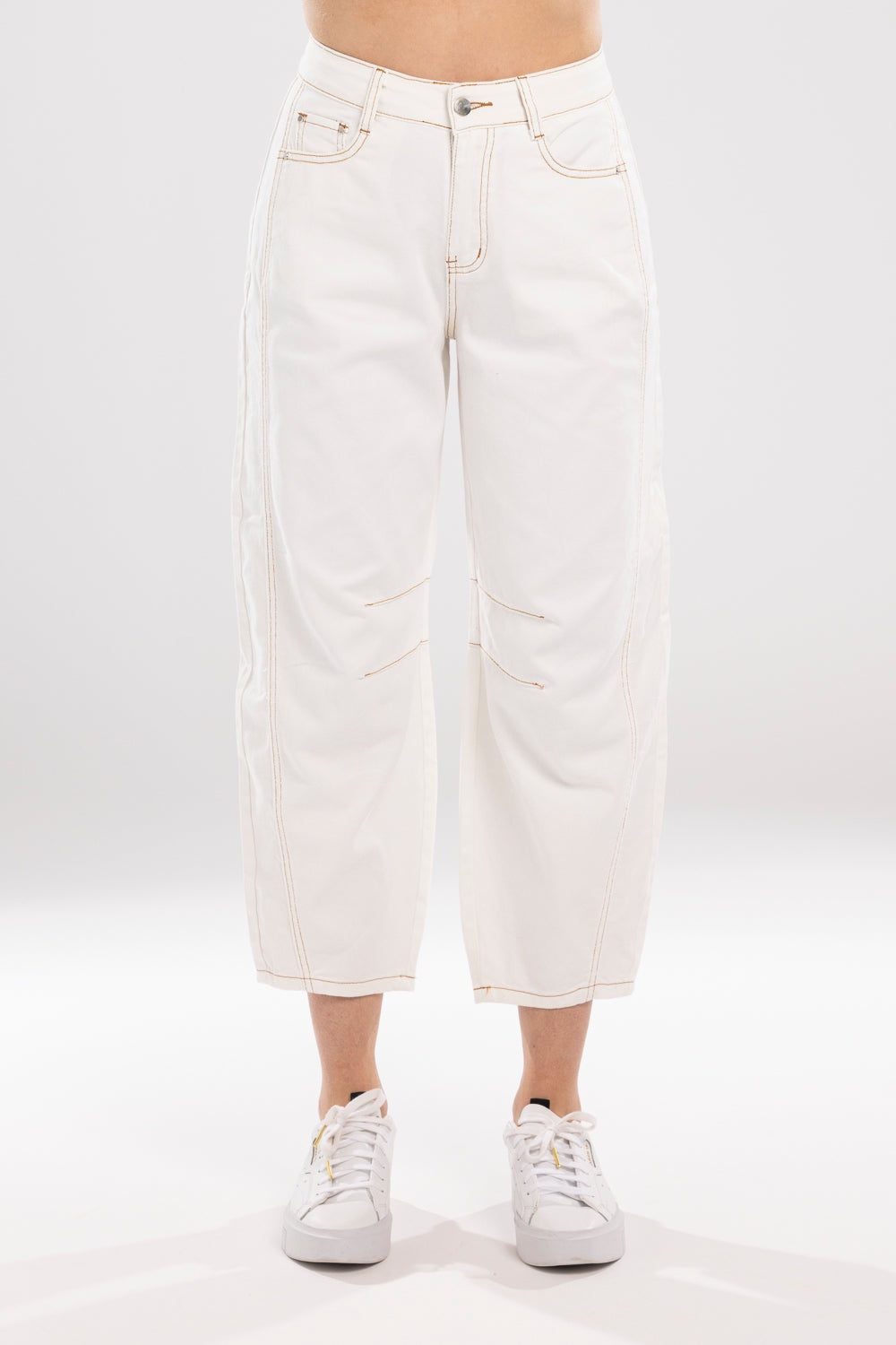 Mimoso Barrel Jean | Ivory