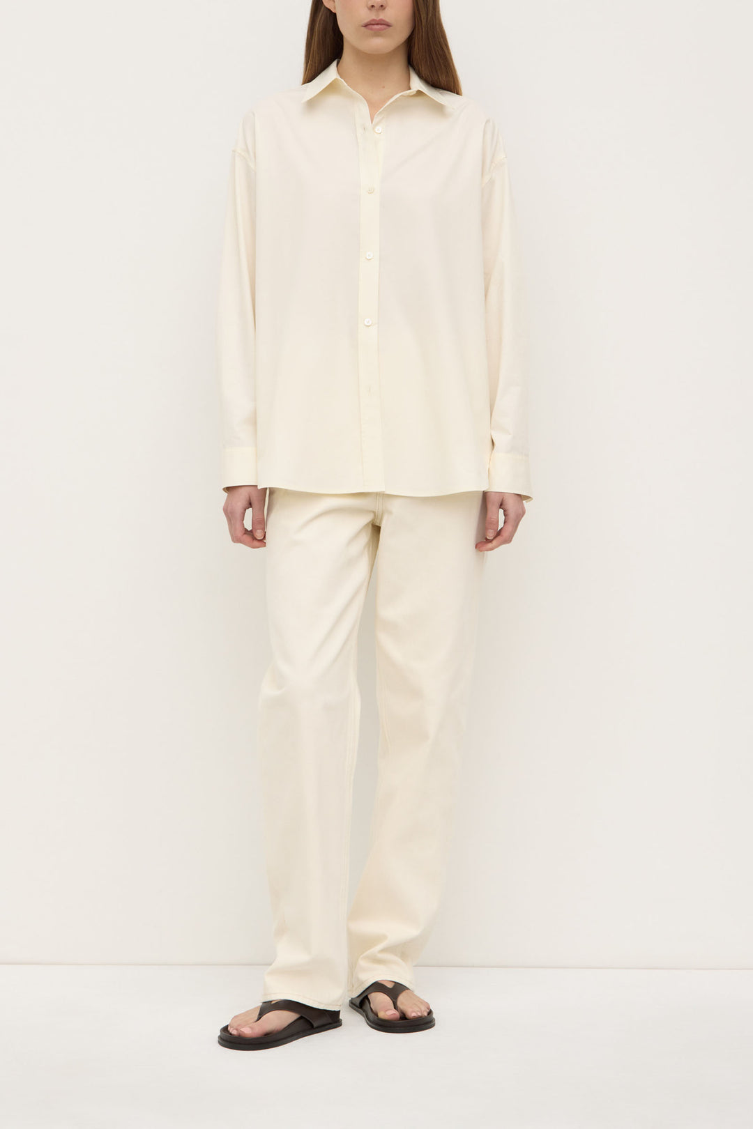 Assembly Label Marigold Poplin Long Sleeve Shirt | Butter