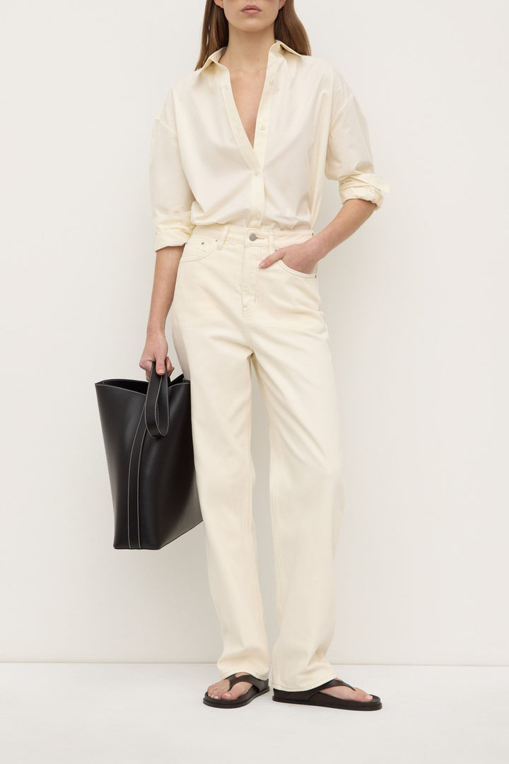 Assembly Label Marigold Poplin Long Sleeve Shirt | Butter