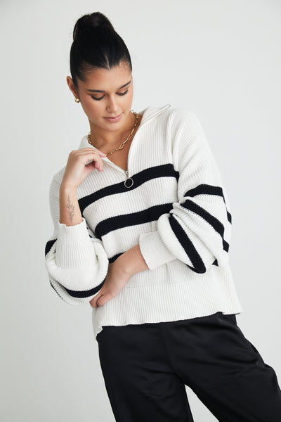 Ivy + Jack Morning Jumper - Breton Stripe