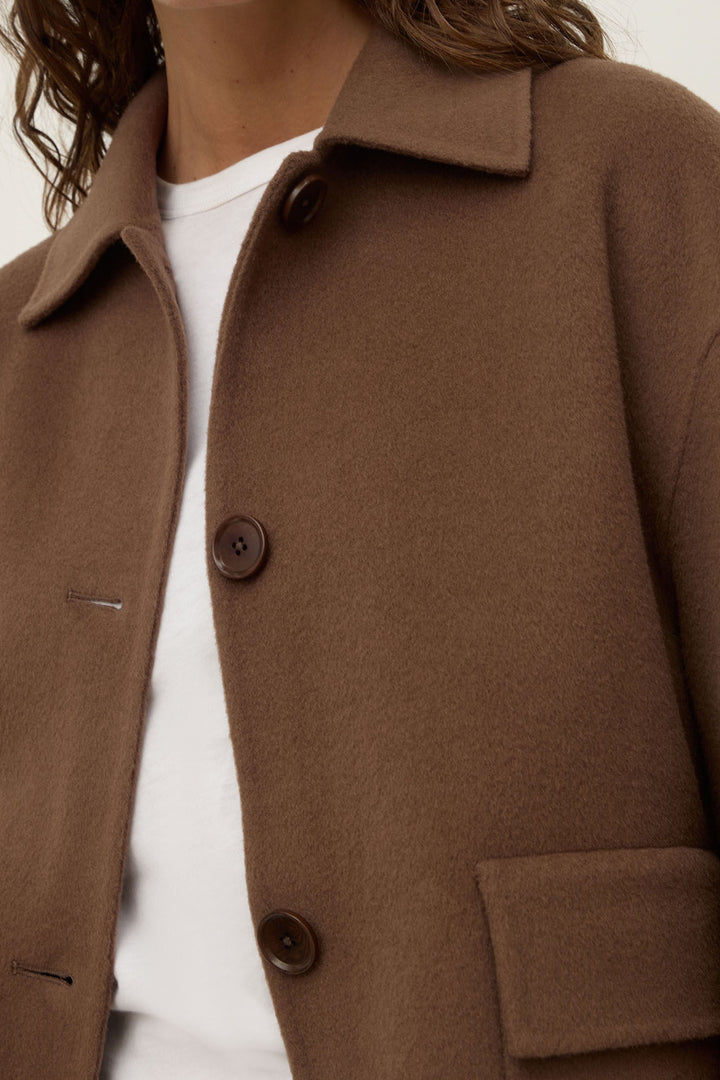 Assembly Label Mya Wool Jacket | Milk Choc