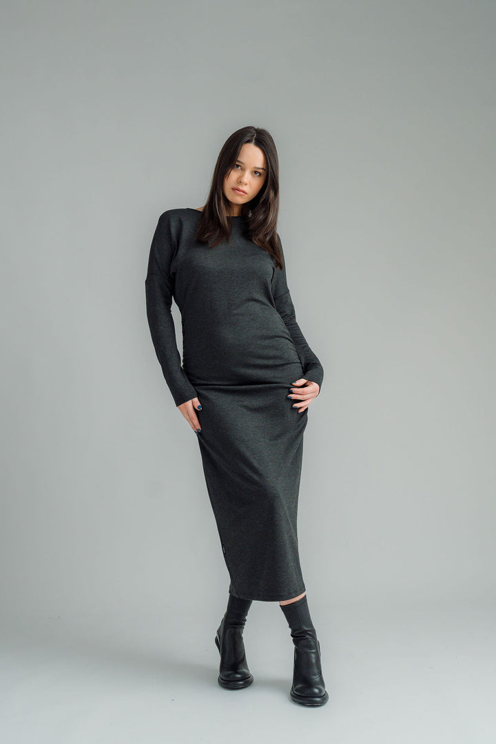 Nes Studio 54 Dress | Charcoal