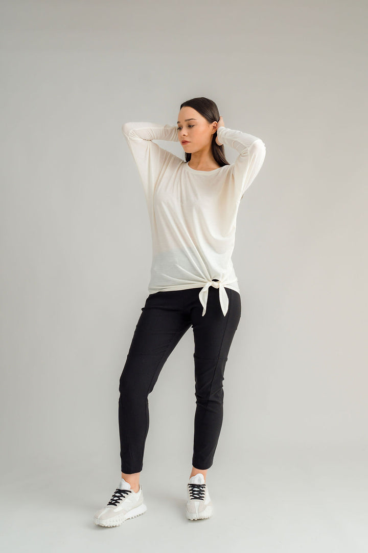 Nes Merino Leisure Top | Vanilla