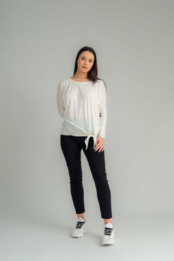 Nes Merino Leisure Top | Vanilla