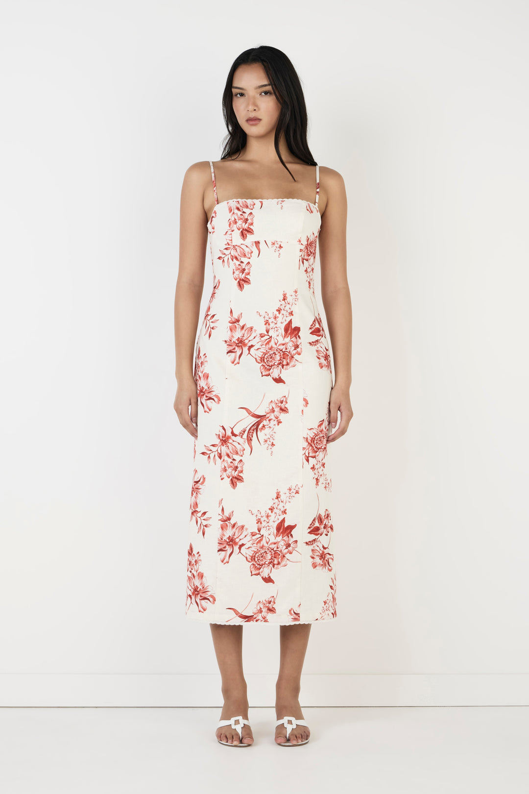 Ownley Ophelia Midi Dress | Holiday Floral