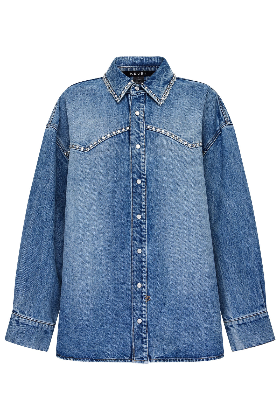 Ksubi Oversized Denim Long Sleeve Shirt | Maverik Krystal
