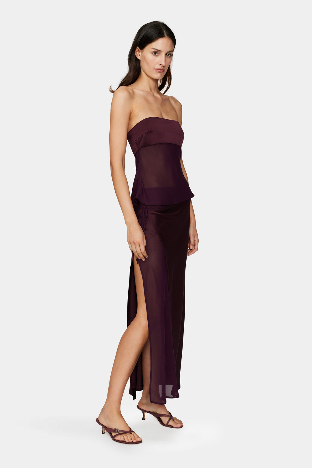 Ownley Ricky Midi Skirt | Plum