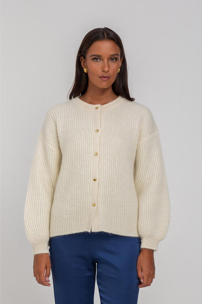 Blak Party In A Cardi | Ivory