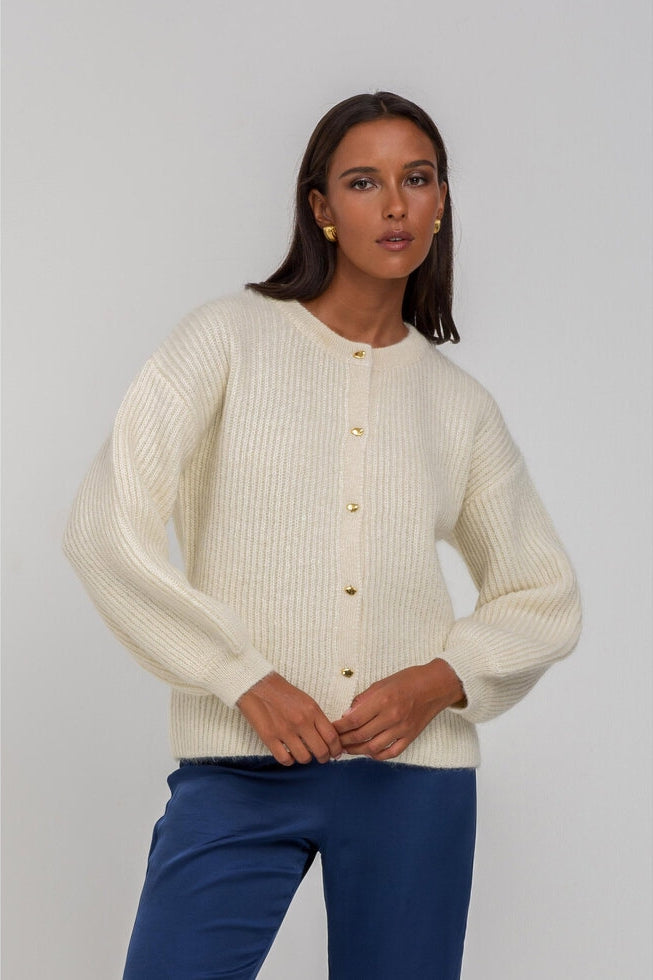 Blak Party In A Cardi | Ivory