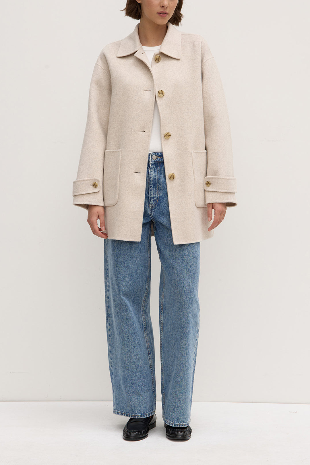 Assembly Label Pierra Wool Coat | Oat Marle