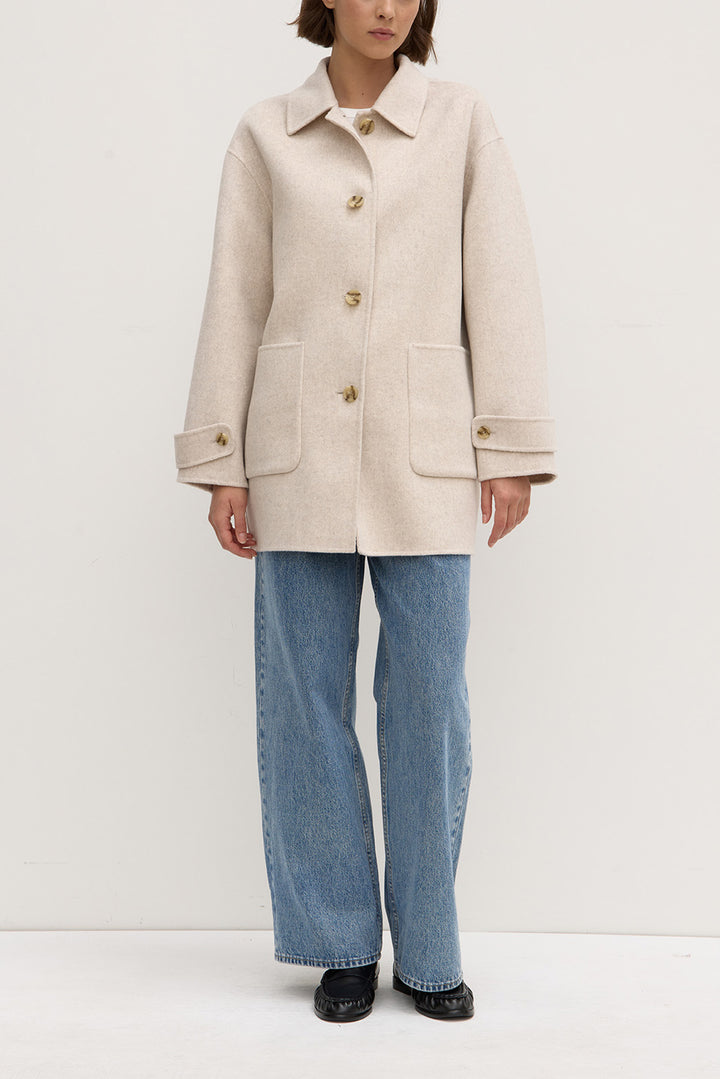 Assembly Label Pierra Wool Coat | Oat Marle