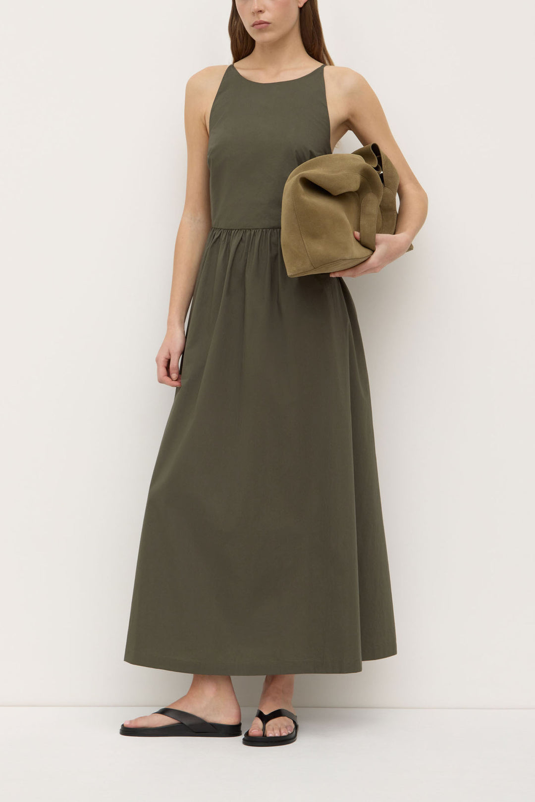 Assembly Label Posie Midi Dress | Moss
