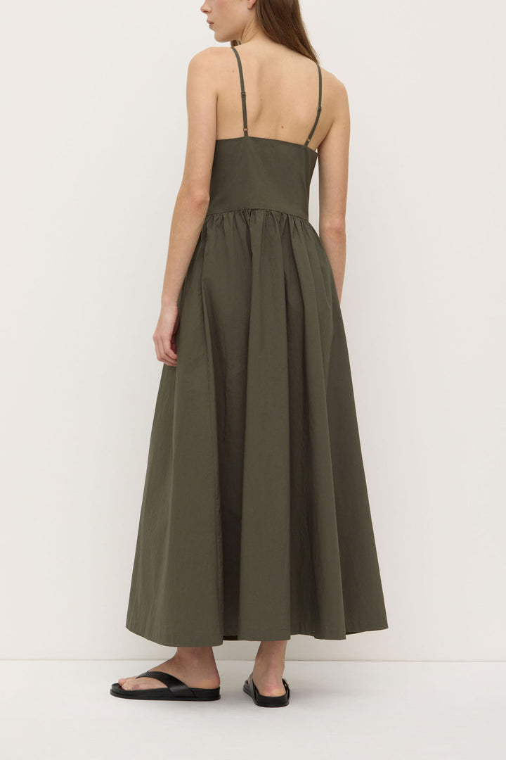 Assembly Label Posie Midi Dress | Moss