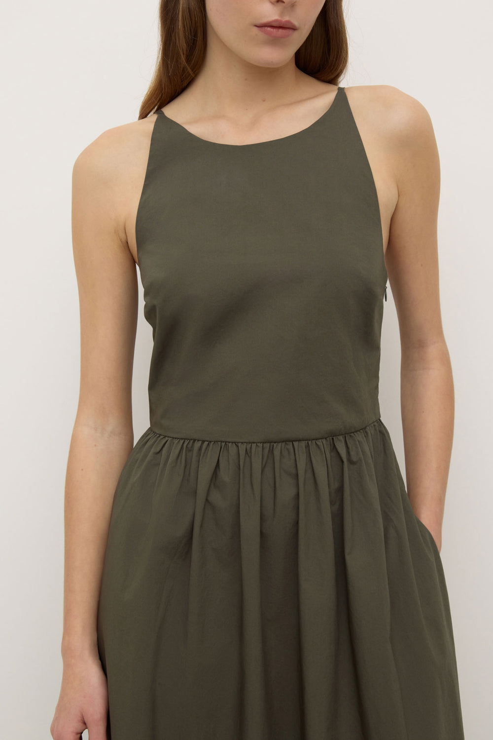 Assembly Label Posie Midi Dress | Moss