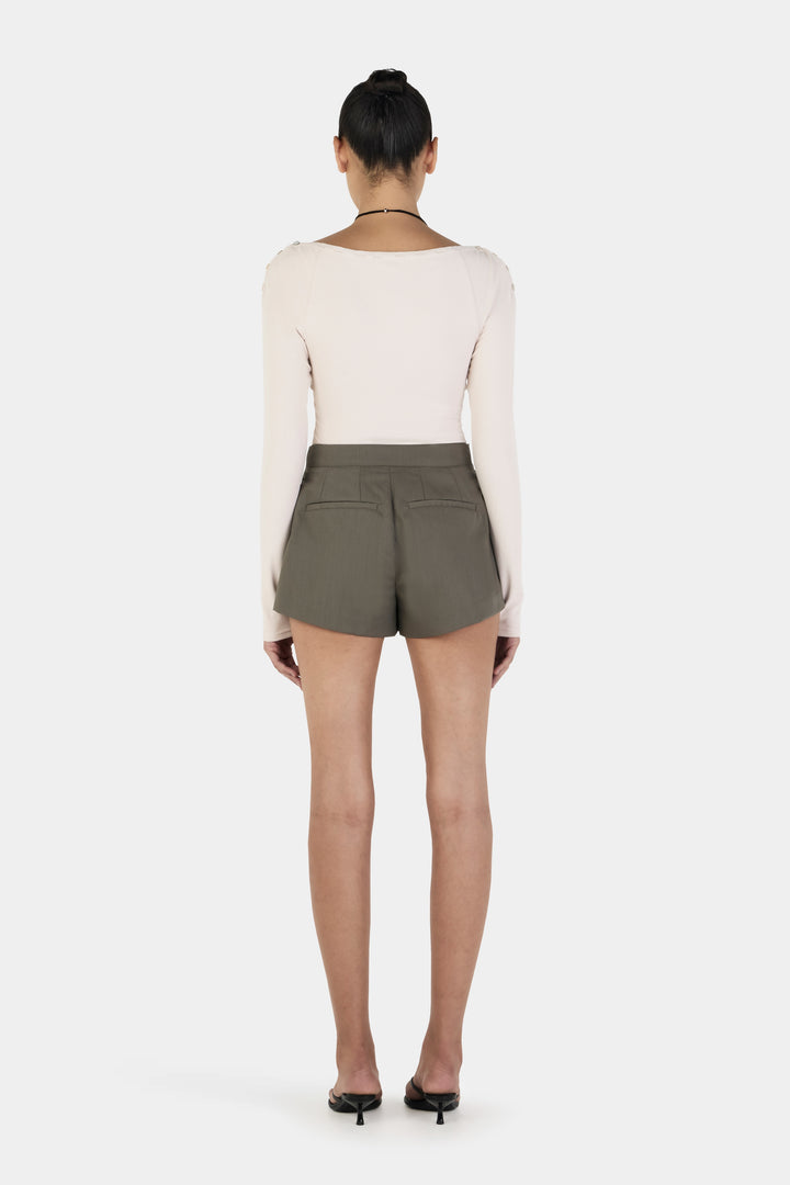 Ownley Quinn Long Sleeve Top | Cream