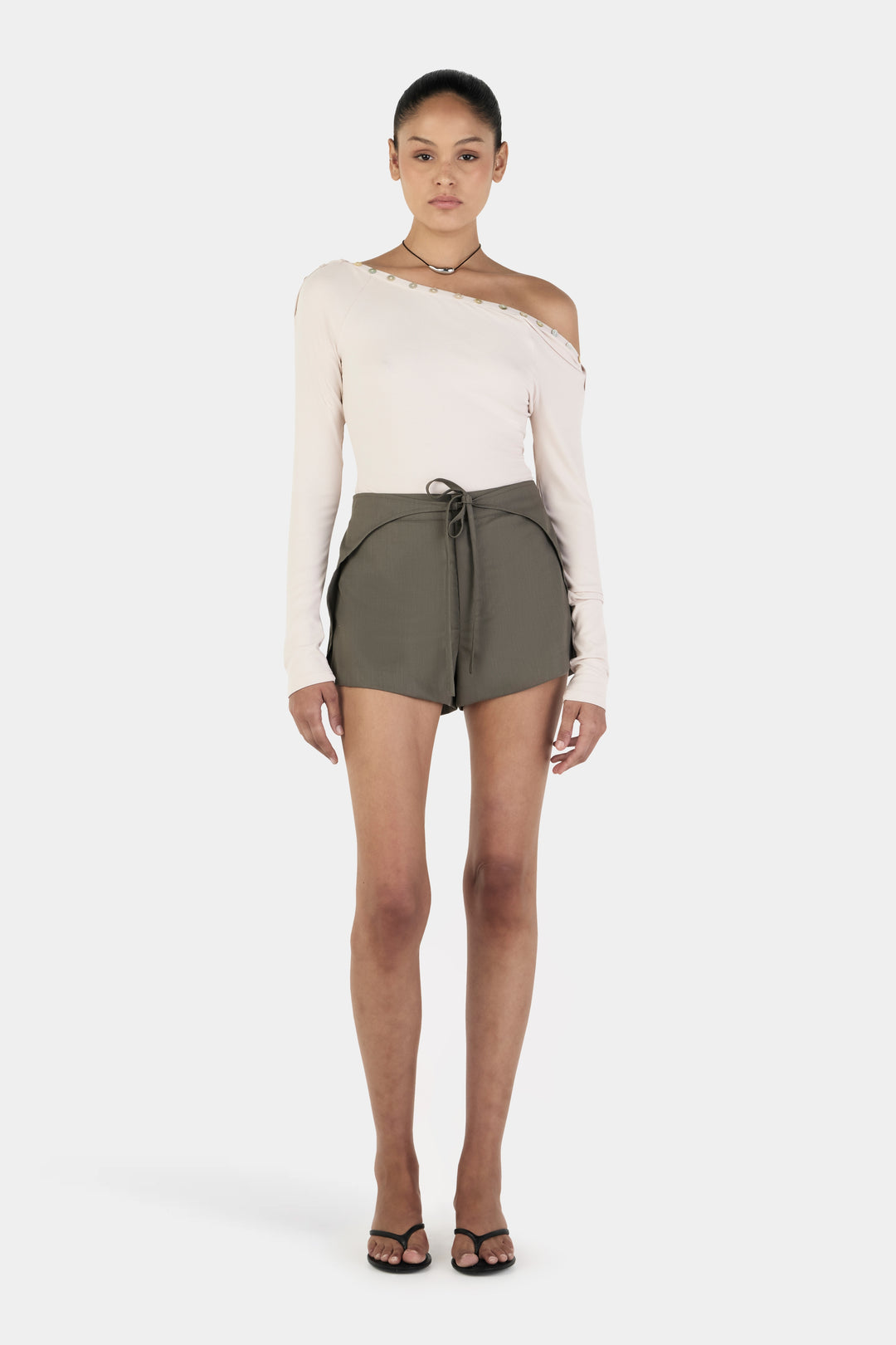 Ownley Quinn Long Sleeve Top | Cream
