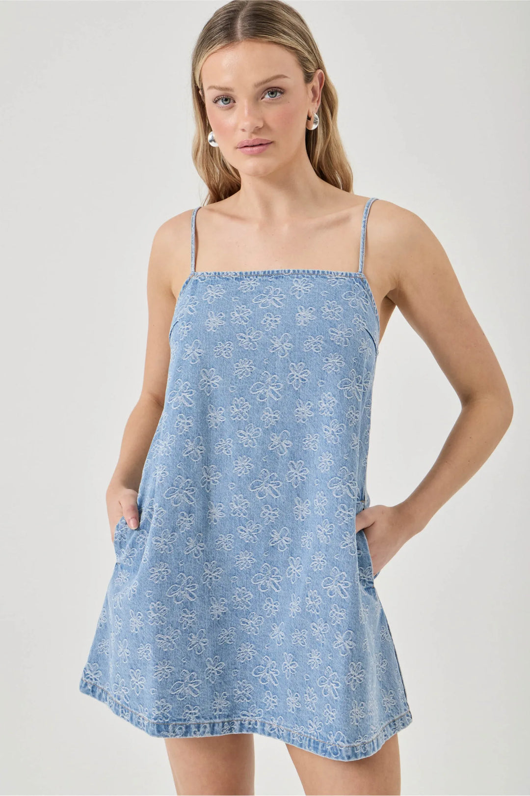 Rollas Indigo Flowers Cami Dress