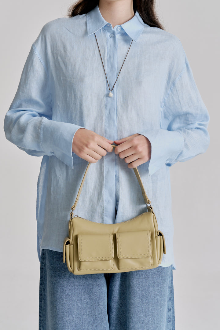 Brie Leon Rae Mini Pocket Bag | Harvest