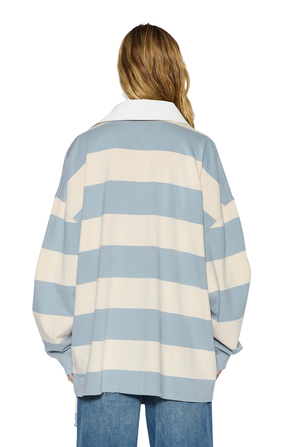 Ksubi Rugged Rugby Jersey | Blue Steel Bone
