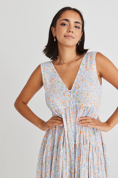 Ray Summer Floral Mini Dress